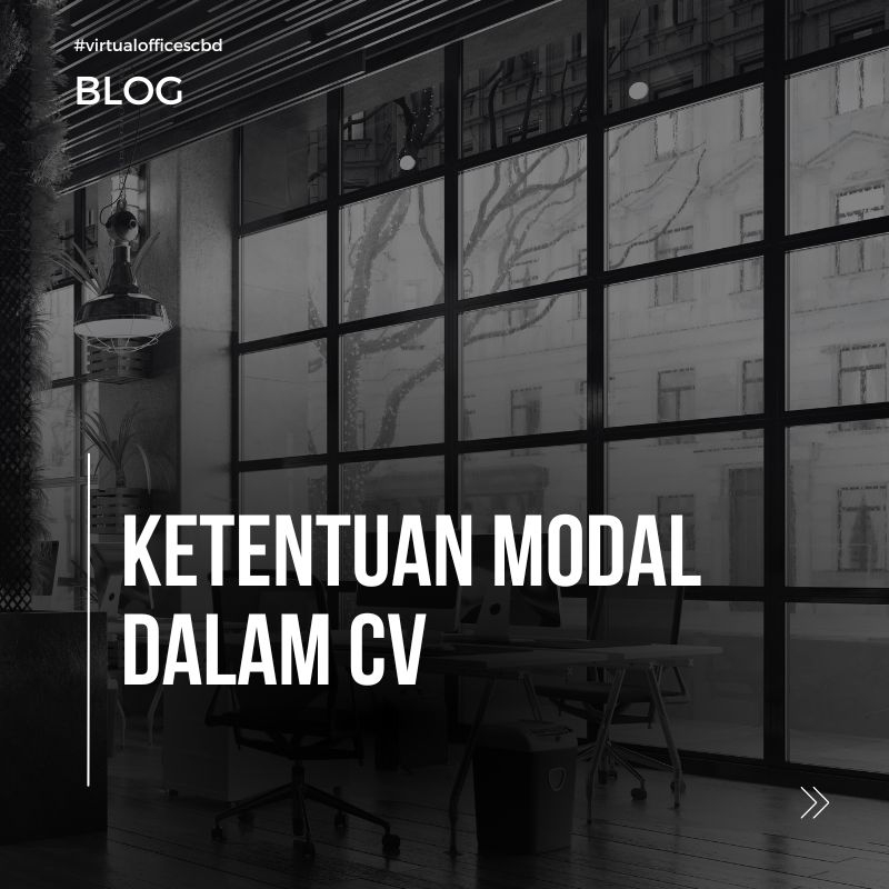 image Ketentuan Modal dalam CV